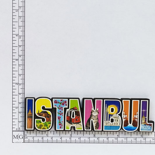 Turistik hediyelik magnet - 5mm Tek Kat Yazı
